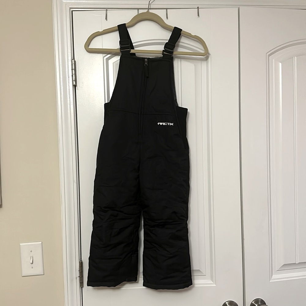 Toddler chest high overall snow bib